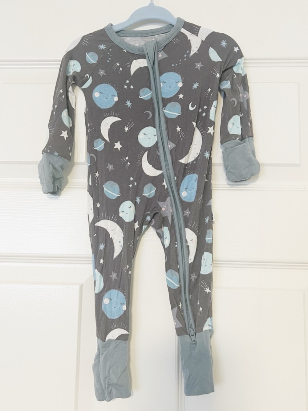 Little Sleepies Moon and Star Zippy 0-3 Months